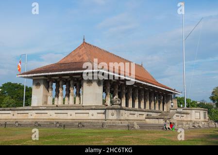 COLOMBO, SRI LANKA - 22 FÉVRIER 2020 : vue sur la salle du Mémorial de l'indépendance un après-midi ensoleillé.Colombo, Sri Lanka Banque D'Images