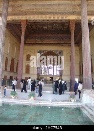 Palais des quarante piliers à Shiraz Banque D'Images