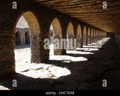 Village de pierre de Varkaneh à Hamedan, Iran Banque D'Images