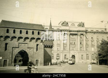 Deuxième Guerre mondiale WW2 des soldats allemands envahissent la Pologne - cracovie, Pologne 09/30/1939 Banque D'Images