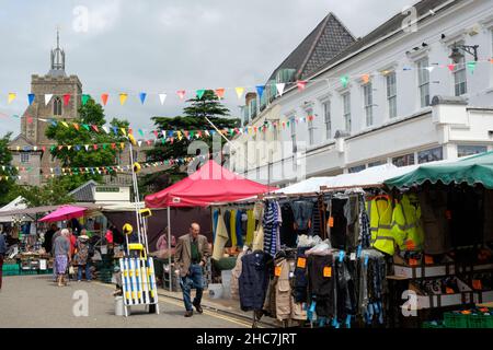 Marché de rue DISS Banque D'Images