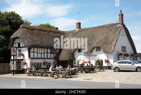 Red Lion Avebury Wiltshire Banque D'Images