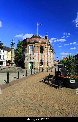The Guildhall Center, High Street, Newcastle-Under-Lyme, Staffordshire, Angleterre,ROYAUME-UNI Banque D'Images