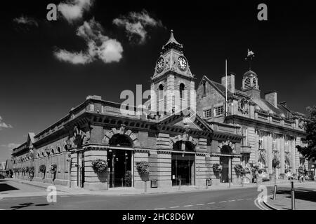 The Market Hall, ville de Crewe, Cheshire, Angleterre, Royaume-Uni Banque D'Images