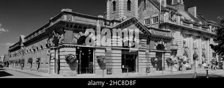 The Market Hall, ville de Crewe, Cheshire, Angleterre, Royaume-Uni Banque D'Images