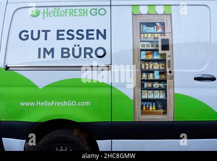 Voiture de livraison de Hello Fresh, Berlin Banque D'Images