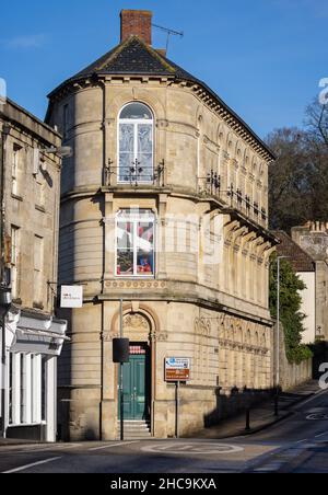 Italianate Frome Museum à North Parade, Frome, Somerset, Royaume-Uni, le 26 décembre 2021 Banque D'Images