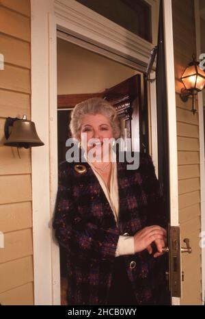 L'avocate SARAH WEDDINGTON, 76 ans, qui a plaidé avec succès contre les lois antiavortement du Texas devant la Cour suprême des États-Unis dans l'affaire Roe c. Wade de 1973, est décédée le dimanche 26 décembre 2021 à Austin.Elle est photographiée ici à son bureau d'Austin, au Texas, à la fin des années 1990.©Bob Daemmrich Banque D'Images