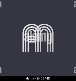 Lettre SYMBOLE alphabétique du logo.Design moderne du logo vectoriel pour l'entreprise et identité de l'entreprise. Illustration de Vecteur