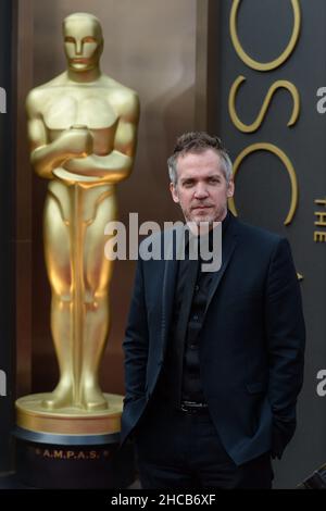 Photo du dossier en date du 2 mars 2014 de Jean-Marc Vallee arrivant aux Academy Awards 86th qui se tiennent au Dolby Theatre à Hollywood, Los Angeles, CA, États-Unis.Jean-Marc Vallee, le directeur québécois de films comme « Dallas Buyers Club » et de projets de télévision comme « Big Little Lies », est décédé dans sa cabine à l’extérieur de Québec, au Canada.Il avait 58 ans.La cause de la mort n'était pas immédiatement connue.Photo de Lionel Hahn/ABACAPRESS.COM Banque D'Images