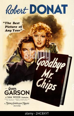 GREER GARSON et ROBERT DONAT à Au revoir, M. CHIPS (1939), réalisé par SAM WOOD.Crédit: M.G.M./ Album Banque D'Images