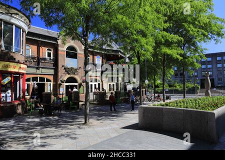 High Street, Warrington City Centre, Cheshire, Angleterre, Royaume-Uni Banque D'Images