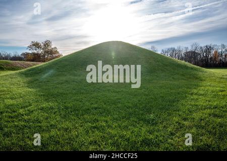 Hopewell Culture NHP , groupe de la ville de Mound Banque D'Images
