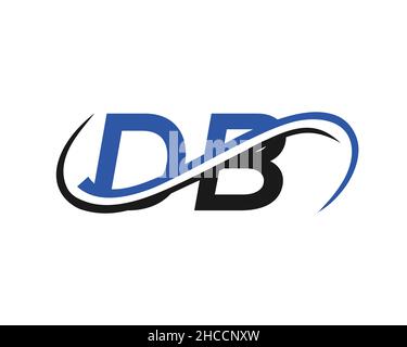 LOGO DB Letter Linked Business. CONCEPTION DU logo DB. LOGO DB Design for Financial, Development, Investment, Real Estate and Management Company Vector Illustration de Vecteur
