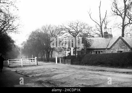 Péage et maison de péage, Dulwich, Londres, début 1900s Banque D'Images