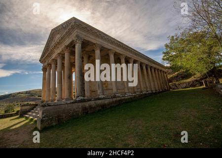 Église de San Jorge, connue sous le nom d'El Partenon, à Las Fraguas. Banque D'Images