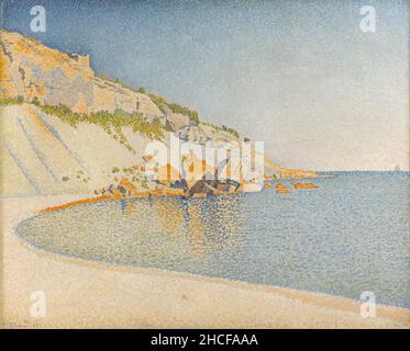 Cassis, Cap Lombard par Paul Signac Banque D'Images