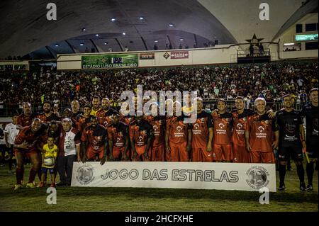 Rio de Janeiro, Brésil.28th décembre 2021.Au cours du jeu Jogo das Estrela 2021, tenu à l'Estádio Luso Brasileiro, situé dans la ville de Rio de Janeiro (RJ), ce mardi soir (28).Credit: Nayra Halm/FotoArena/Alay Live News Banque D'Images