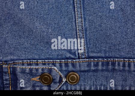 Vue arrière de la veste en denim Banque D'Images