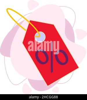 Icône d'offre de remise.Le symbole du bon d'échange. Illustration de Vecteur