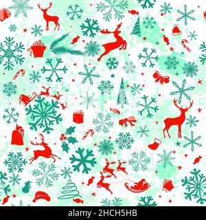 Fond de Noël sans couture.Illustration vectorielle Illustration de Vecteur