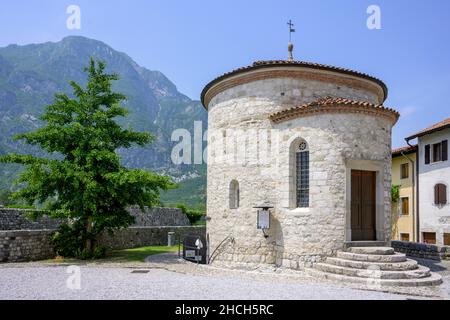 Carner avec les momies de, Venzone, province d'Udine, Italie Banque D'Images