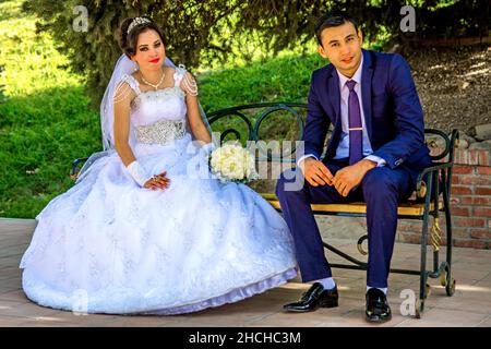 Mariage, Ouzbékistan, Ouzbékistan Banque D'Images