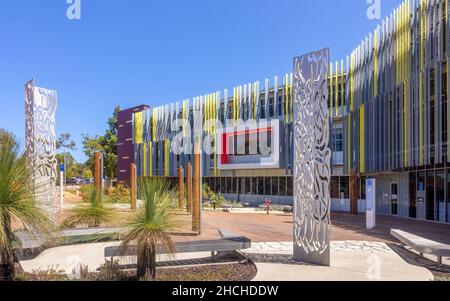 Joondalup, WA, Australie - Bibliothèque de l'Université Edith Cowan par JCY Architects Banque D'Images