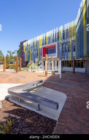 Joondalup, WA, Australie - Bibliothèque de l'Université Edith Cowan par JCY Architects Banque D'Images