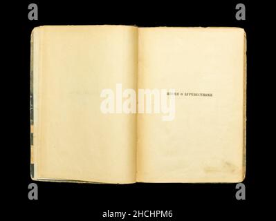 Recueil des œuvres de Maxim Gorky, volume 5, publié pour la première fois en 1928 en URSS. Banque D'Images
