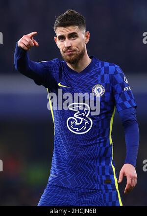 Londres, Royaume-Uni.29th décembre 2021.Jorginho, de Chelsea, regarde pendant le match de la Premier League à Stamford Bridge, Londres.Crédit photo à lire: Jacques Feeney/Sportimage crédit: Sportimage/Alay Live News Banque D'Images
