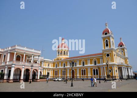 Nicaragua Grenade - Cathédrale de Grenade - Iglesia Catedral Inmaculada Concepcion de Maria Banque D'Images