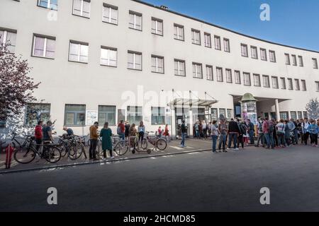 Oskar Schindlers Enamel Factory - Cracovie, Pologne Banque D'Images