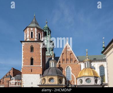 Cathédrale de Wawel - Cracovie, Pologne Banque D'Images