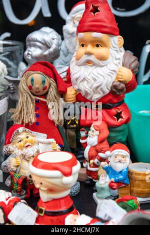 Elfes de Noël à vendre Banque D'Images