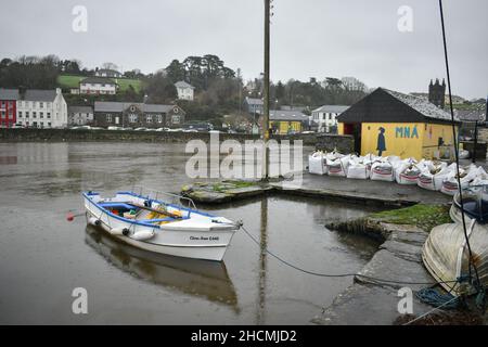 Bantry, West Cork, Irlande.130H décembre 2021.Met Eireann a publié un avertissement météorologique jaune pour Cork, en prévision de fortes pluies qui conduiront à des inondations localisées.Credit: Karlis Dzjamko News/Alay Live News Banque D'Images