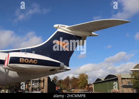 Ancien avion BOAC Banque D'Images