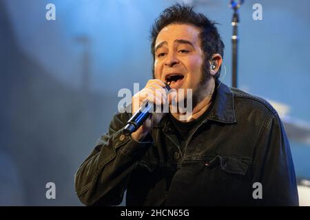 1 octobre 2021, Washington, D.C, Etats-Unis: ADAM DURITZ de Counting Crows se produit au Théâtre du port national MGM à Oxon Hill, MD.(Image de crédit : © Kyle Gustafson/ZUMA Press Wire) Banque D'Images