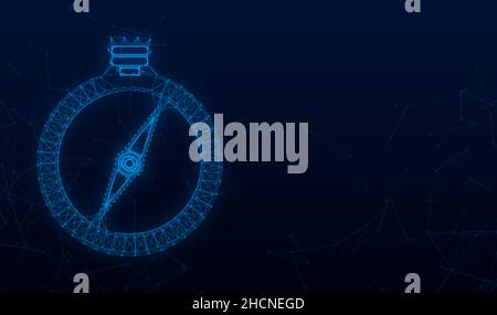 Icône de boussole.Symbole de navigation plat.Illustration du stock vectoriel Illustration de Vecteur