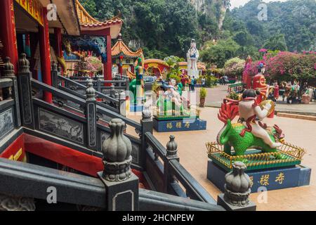 IPOH, MALAYASIA - 25 MARS 2018 : Temple Ling Sen Tong à Ipoh, Malaisie. Banque D'Images