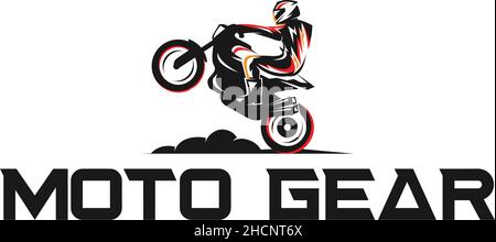 Design moderne et coloré LOGO VITESSE MOTO Illustration de Vecteur