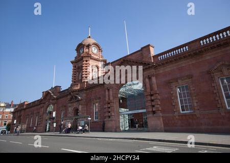 L'entrée de la gare de Nottingham au Royaume-Uni Banque D'Images