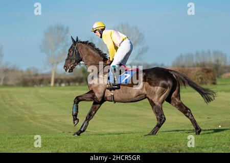 Première course à Wincanton décembre 2nd 2021 Banque D'Images