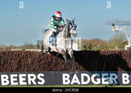 Première course à Wincanton décembre 2nd 2021 Banque D'Images