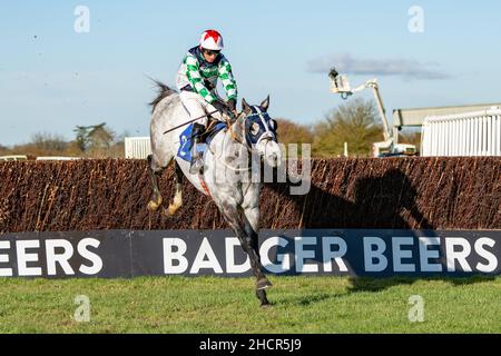 Première course à Wincanton décembre 2nd 2021 Banque D'Images