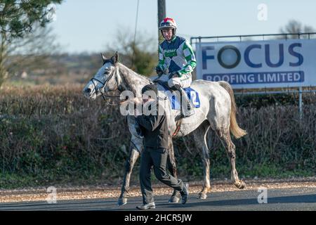 Première course à Wincanton décembre 2nd 2021 Banque D'Images