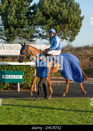 Cinquième course à Wincanton décembre 2nd 2021 Banque D'Images