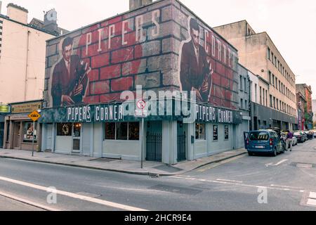 Dublin Irlande, 13 novembre 2021:Pipers Corner Pub dans le centre-ville de Dublin Banque D'Images