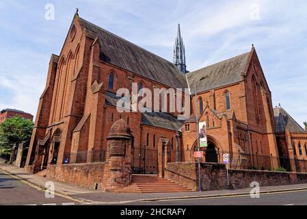 Barony Hall à Glasgow une église gothique victorienne en grès rouge - University of Strathclyde Barony Hall dans l'ancienne église paroissiale de Barony Castle Ste Banque D'Images