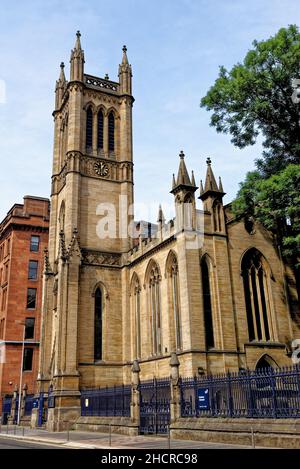 Théâtre de Ramshorn dans l'ancienne église d'Ingram Street.Vue de l'ancienne église abritant le théâtre Ramshorn, une partie de l'université Strathclyde - Glasgow, Scotlan Banque D'Images